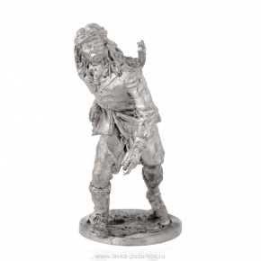 Оловянный солдатик миниатюра "Индеец с булавой", фотография 0. Интернет-магазин ЛАВКА ПОДАРКОВ